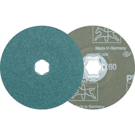 PFERD COMBICLICK® Fiber Disc, 5" Dia. - Zirconia Alumina Z, 60 Grit 40140